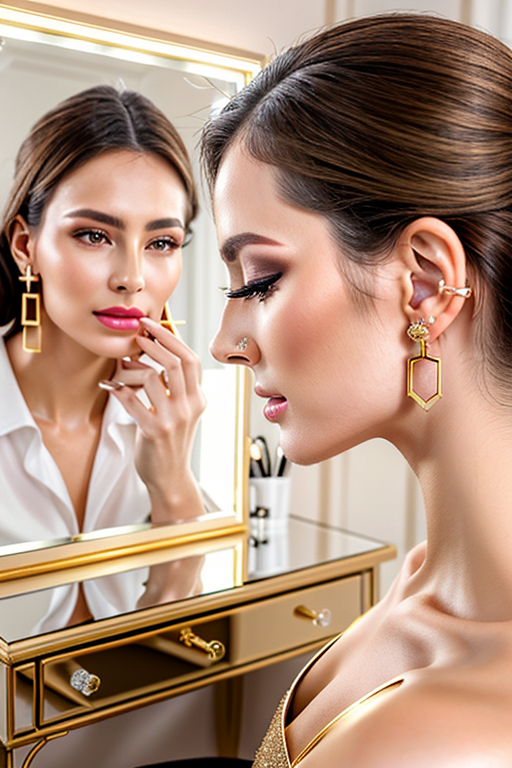 mirror photo pose girl simple