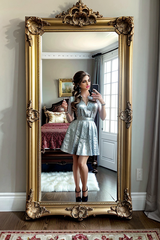 mirror pic girl black blur